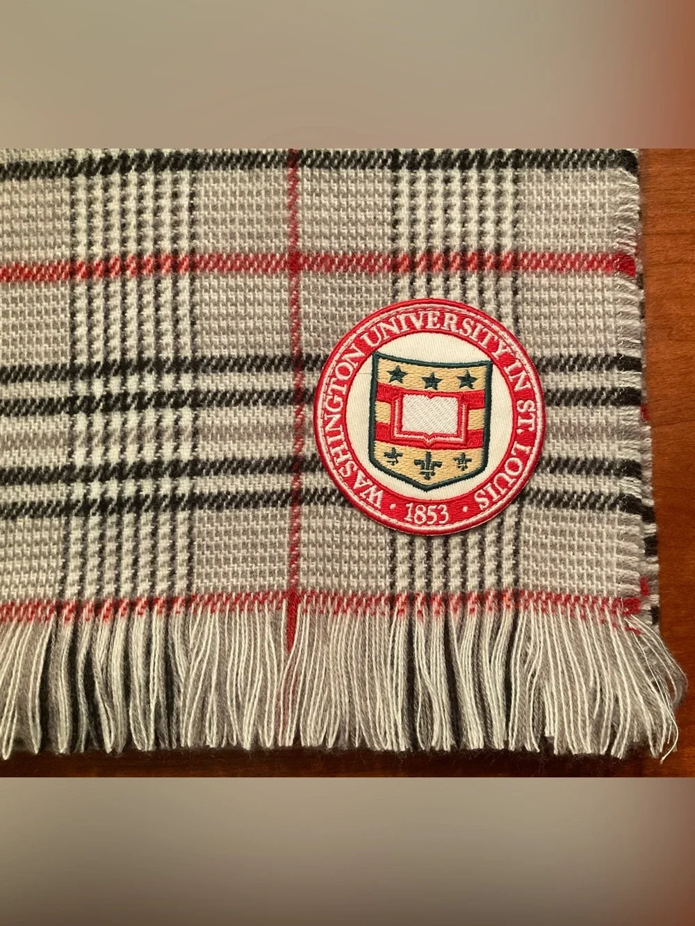 Wash U Plaid Scarf